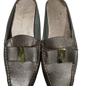 Kate Spade Metallic Rose Slip-On Loafers
